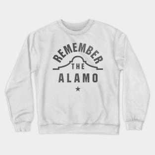 Remember the Alamo Texas Design Crewneck Sweatshirt